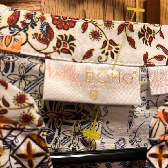 Belle by Kim Gravel Multicolor Patchwork Top - Picture 3 of 3